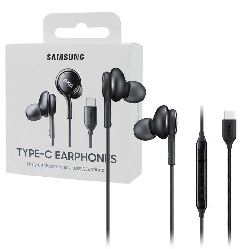 SAMSUNG TYPE-C EARPHONES BY AKG EO-IC00BBEGEU BLACK